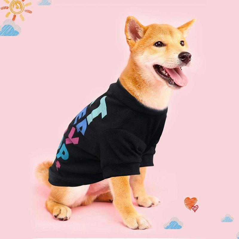 Wholesale Multicolor Simply Soft Printed Dog T-Shirt Ropa PARA Perros Dog Sweater Pet Clothes