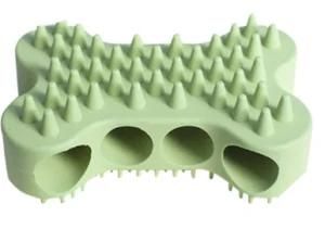 Silicone Dog Cat Pet Hair Remover Cleaning Brushes for Shedding and Grooming Bone Shaped Dog Brush for Washing Pet Hair