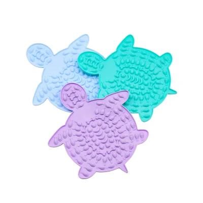 Silicone Turtle Dog Sucker Plate for Pet Lick Mat Dog Supplies