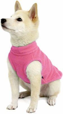 Fleece Dog Coats Easy on &amp; off Dog Overalls