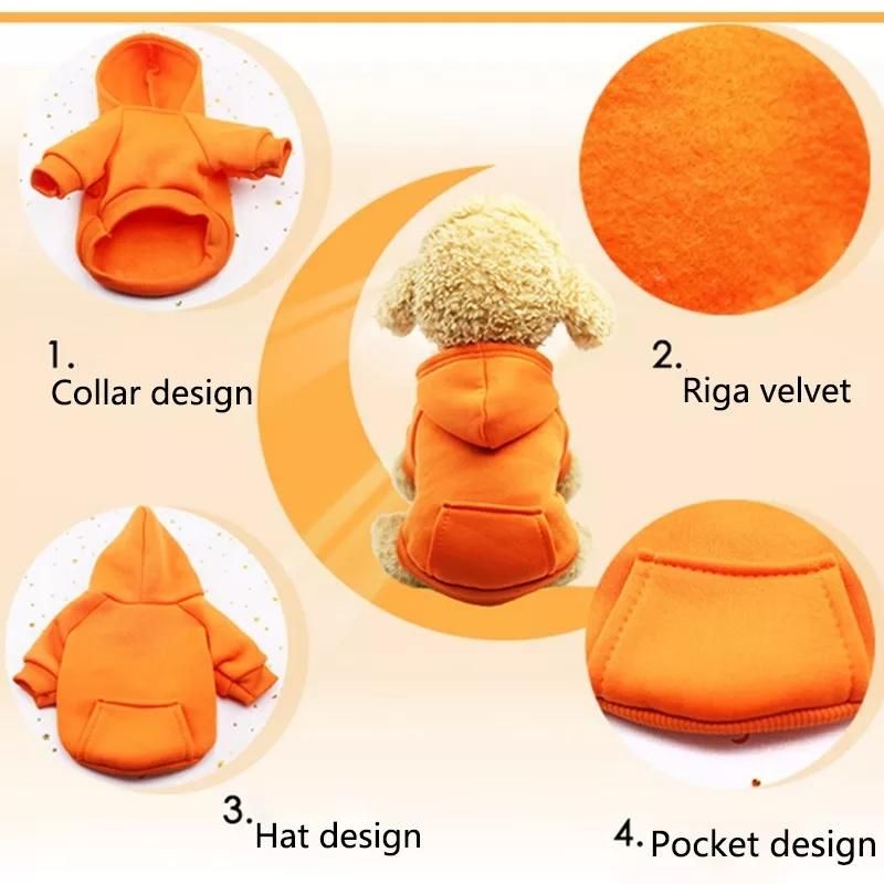 Puppy Outfit Pet Clothes for Large Dog Hoodies Comfortable Cotton Fashion Pet Clothes