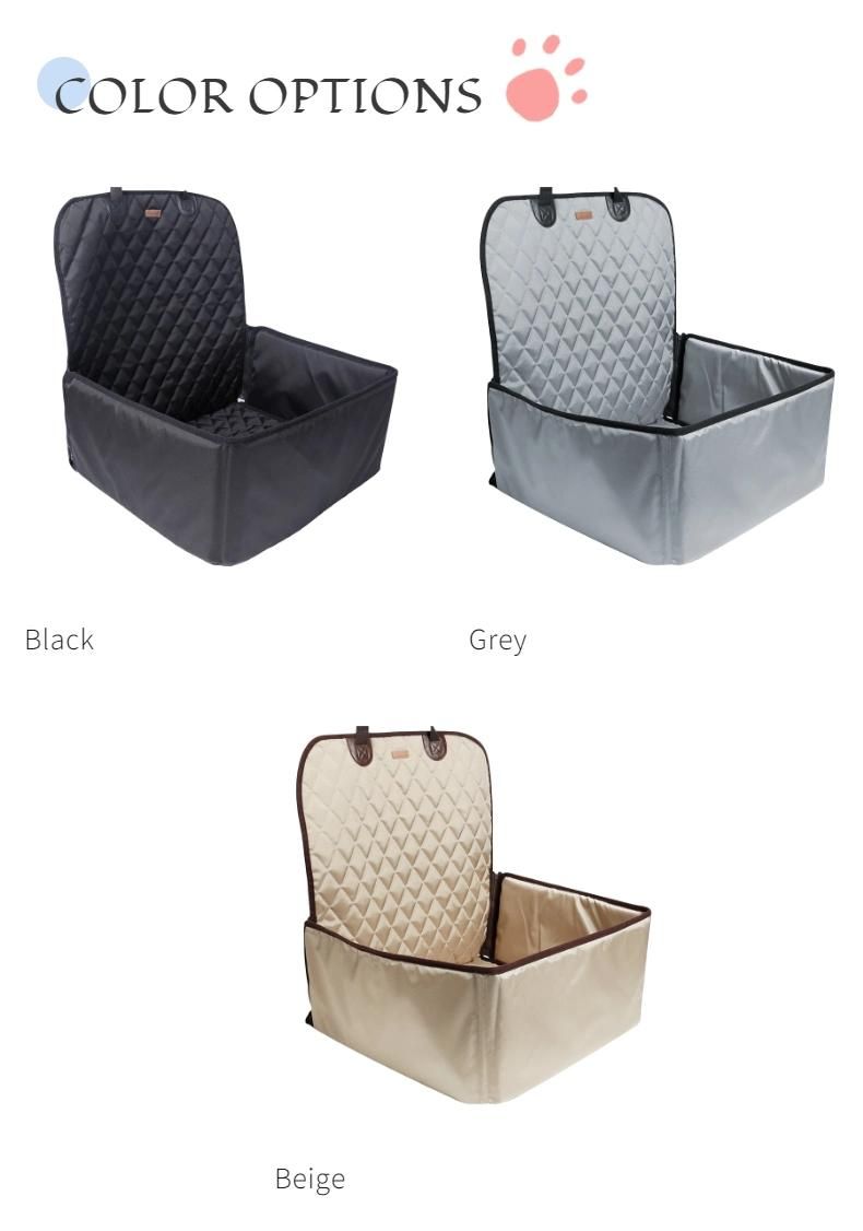 Pet Car Seat Cover Waterproof Large Capacity Detachable Washable Dog Bed