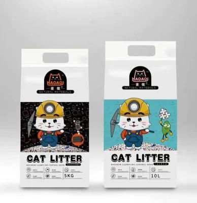 New Brand Haoao by Poly Bag with Bentonite Cat Litter with Strong Clumping and Super Odor Control