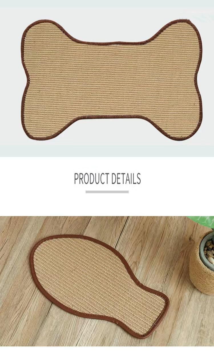 Dog Play Sisal Rug Floor Carpet Pet Training Mat