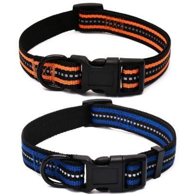 3m Reflective Light Weight Buckle Dog Collar