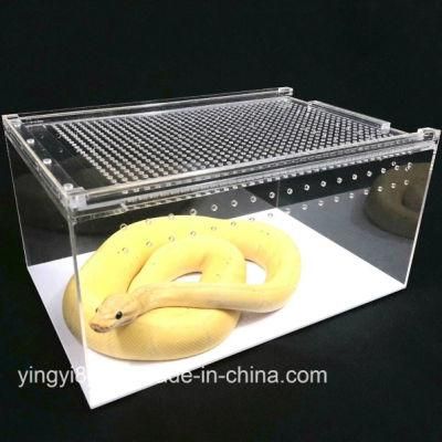 New Custom Acrylic Reptile Terrarium Gecko Lizard Snake Spider Vivarium Cage Tank
