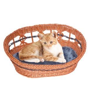 Handmade Luxury Rattan PE Pet House Pet Sofa