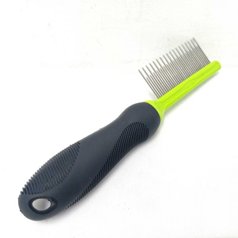 New Design Pet Grooming Comb with Long and Short Pins for Pet Comb