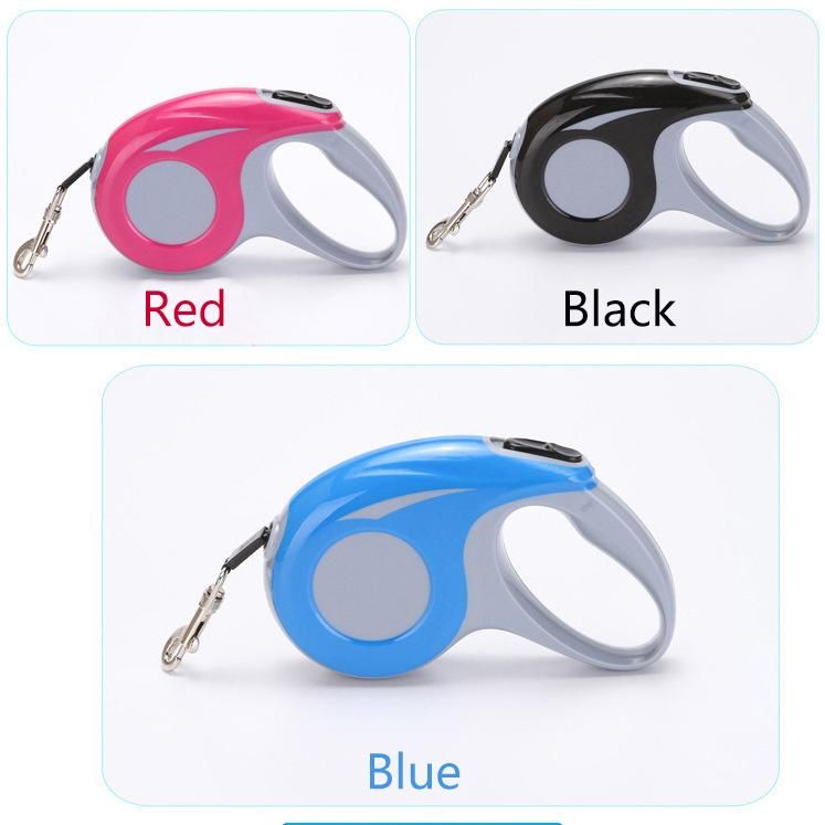 Amazon Top Seller Manufacturers 3 Meters Dog Pet Lead Leash, Adjustable Durable Auto Retractable Puppy Rope Leash for Walking