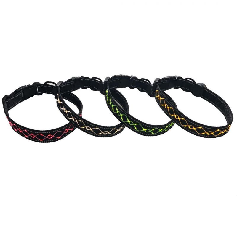 2021 Hot Sales Safety LED Dog Collar and Leash LED Dog Collar