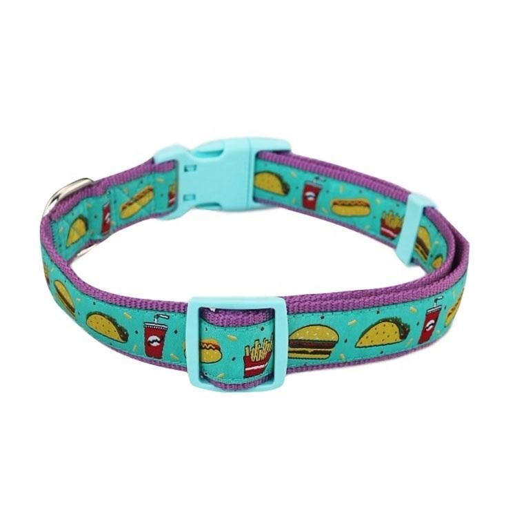 Amazon Hot Selling Custom, Cute Pattern Holiday Designer Luxury Pet Dog Collars//