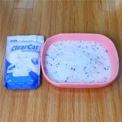 Silica Gel Cat Litter Clumping Litter Super Absoprtion New Technology Pellet Shape No Clumping Crystal Cat Litter