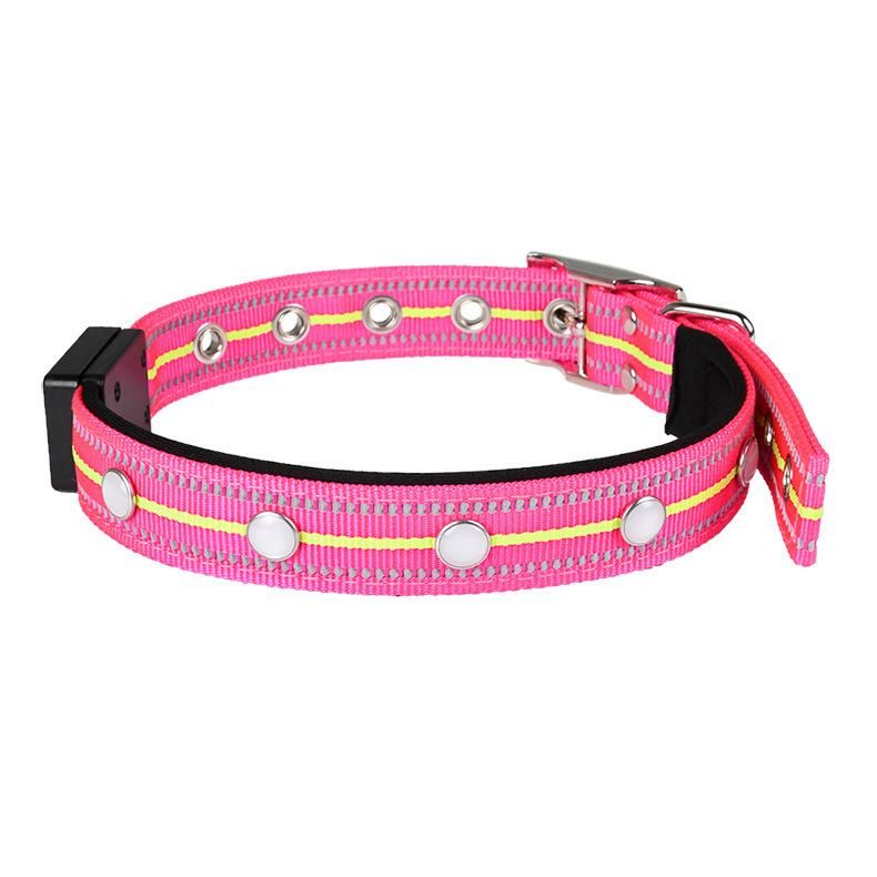 100% Waterproof LED Dog Collar USB Rechargeable Light Glowing Collars