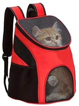 Pet Supplies Travel Pet Bag Backpack Portable Breathable Outdoor Chest Cat Dog Bag Soft Dog Pet Carrier Bag for Car Pet Bag