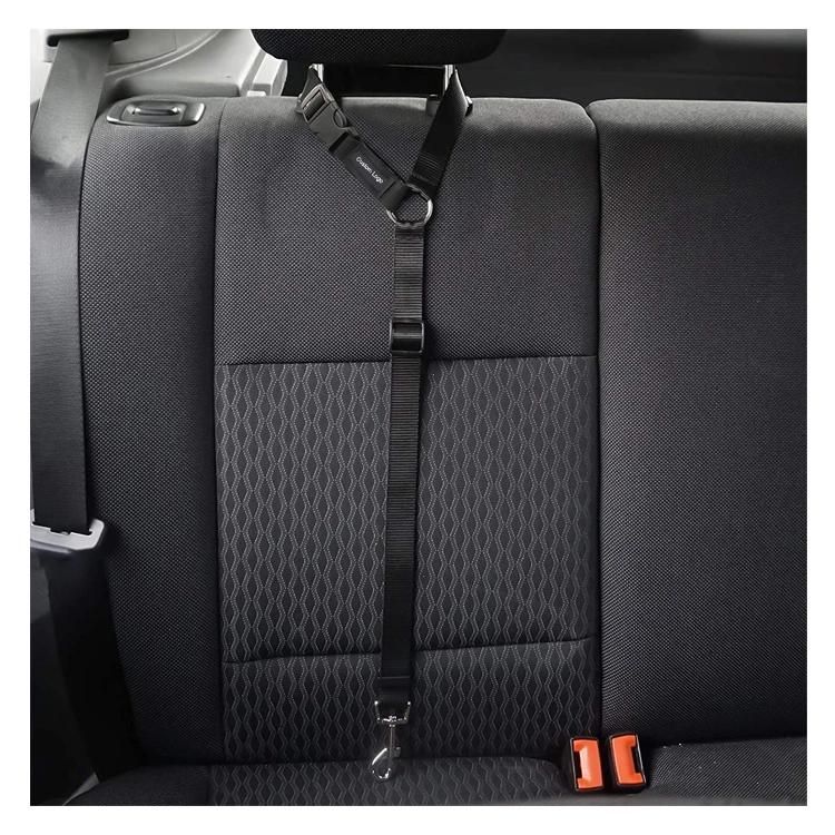 Adjustable Nylon Dog Cat Safety Seat Belt and Dog Leash