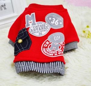 New Autumn/Winter Warm Cotton Red Coat Pet Product Dog Puppy Clothes Sweater