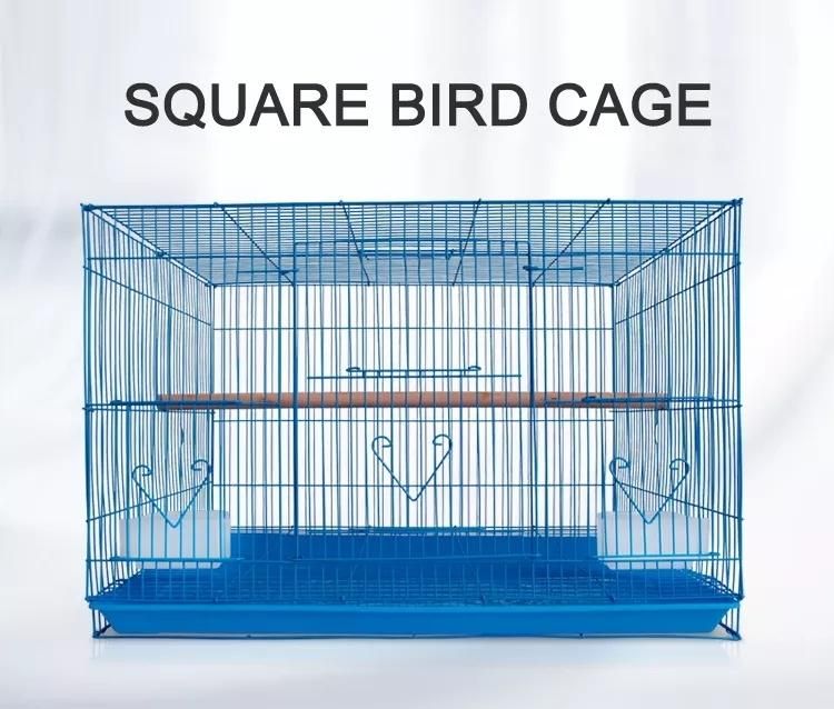 Custom Wholesale Iron Wire Bird Cage Large Cage for Parrot The Most Popular Square Bird Cage and Panels in Vietnam