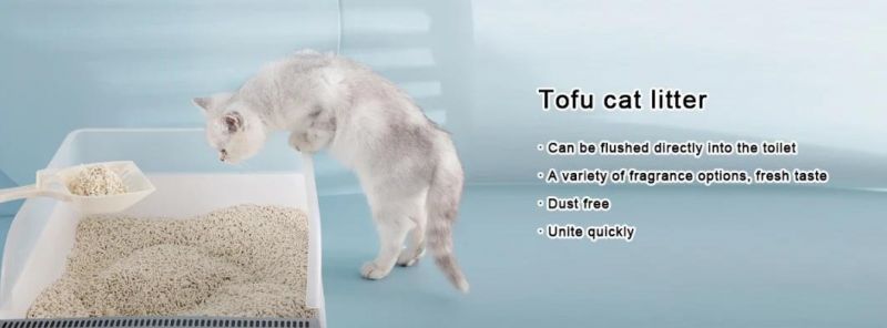 Factory Wholesale Multicolor Flavored Tofu Cat Litter