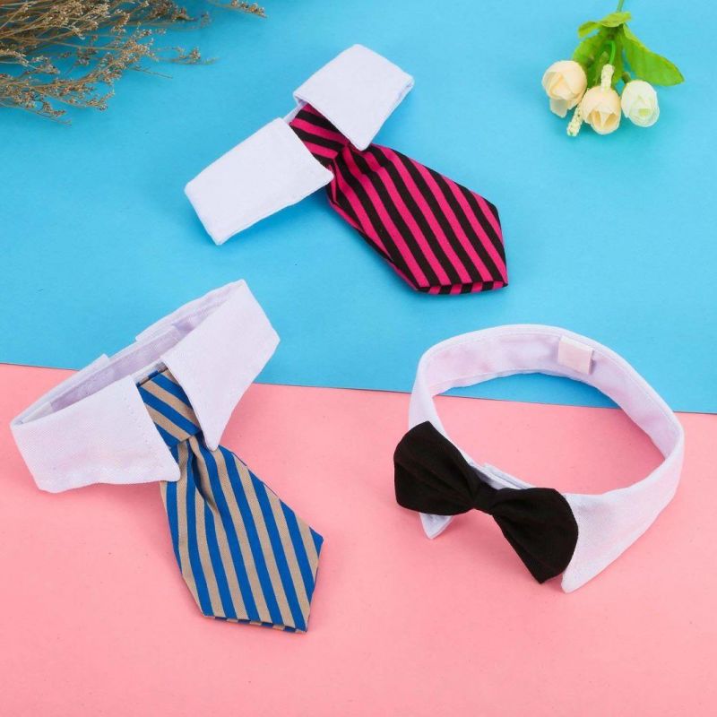 3 Pieces Adjustable Pets Dog Cat Bow Tie Pet Costume Necktie Collar for Small Dogs Puppy Grooming Accessories