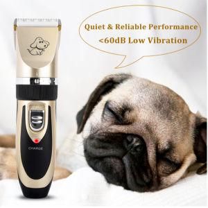 USB Rechargeable Electric Dog Cat Pet Hair Trimmer Cutter Remover Grooming Clippers Shaver Kit Set with Comb and 4 Extra Tools