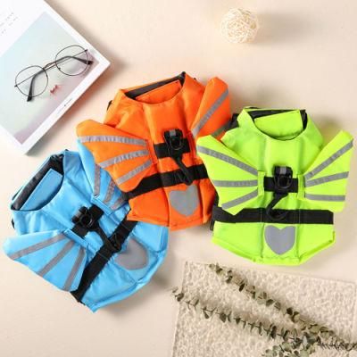 Dog Life Jacket Pet Safety Life Vest Adjustable Dog Swimsuit Reflective Preserver with Rescue Handle Summer Dog Swimming Clothes Harness