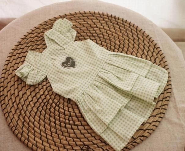 Cute Polka DOT Ribbon Cozy Sleeveless Dog Shirt Sundress Pet Dog Dress