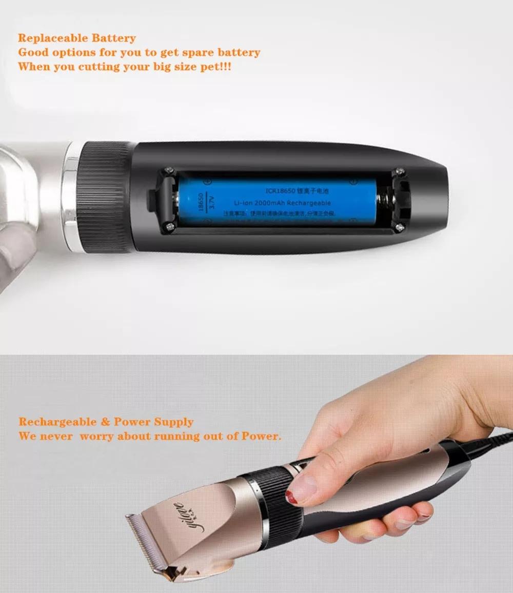 Wholesale Electric Cordless Dog Hair Clippers Extra Blade Professional Pet Foot Grooming Trimmer