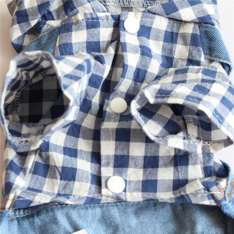 Wholesale New Cool Cowboy Four Legs Design Pet Pajamas Dog Jeans Hoodie