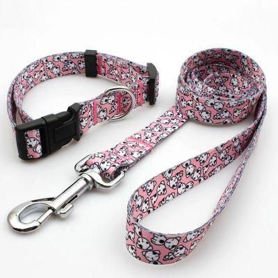 Customized 2cm Pet Professional Supplier Accessories Custom Pattern Dog Product Polyester Leash