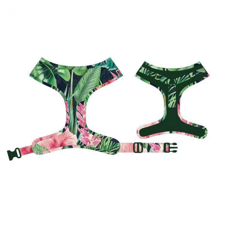 Sunflower Summer Design Floral Custom Dog Harness