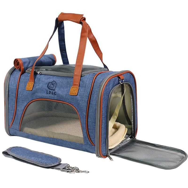 Airline Approved Soft Sided Pet Travel Carrying Handbag Car Seat Safe Carrier Travel Pet Carrier Bag