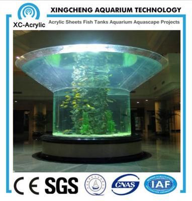 Irregular Organic Glass Cylinder Aquarium