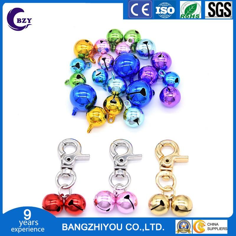 Metal Crafts with DIY Bell Accessories Luggage Zinc Alloy Rotating Hook Lock Dog Buckle