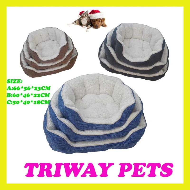 Oxford Pet Product Snuggle Dog Bed (WY1304013-2A/C)