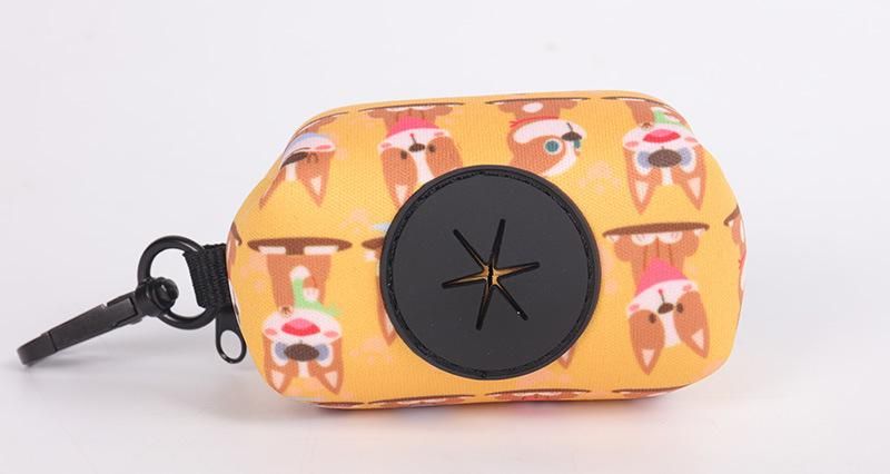 New Design Polyester Pet Lovely Dog Harness Leash Set with Bowtie Collar Bandana and Poop Bag/Popular