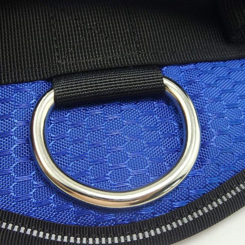 Spupps Blue Color Non-Pull Dog Harness with Soft and Breathable Padding Medium Size
