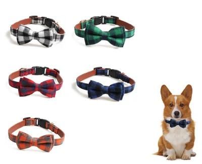 New Halloween Cute Fabric, Quick Release Buckle Light Weigh Bow Pet Collar//