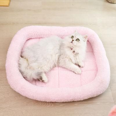 Factory Direct Sales of Simple Warm Multi-Color Square Cat Nest Easy to Clean Pet Supplier