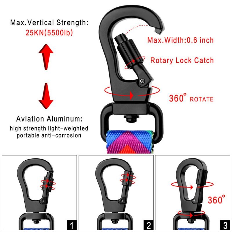 10 Inch Custom Design Reflective Nylon Luxury Heavy Duty Traffic Short Dog Leash