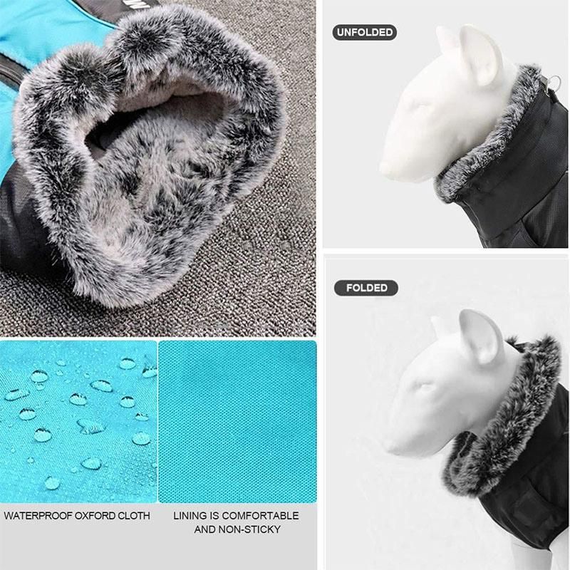 Dog Jacket Reflective Pet Winter Coat