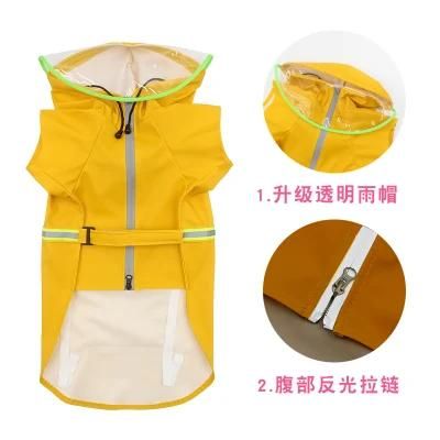 Waterproof Dog Transparent Rainy Pet Raincoat Pet Clothes