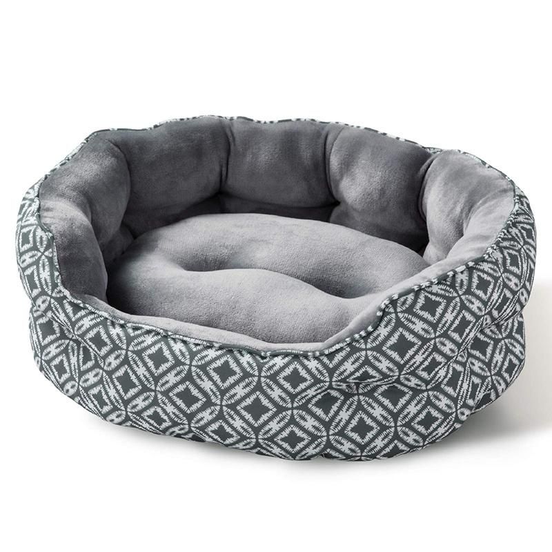 Wholesale Latest Design Pet Cushion Detachable Soft Plush Nonslip Dog Cat Bed