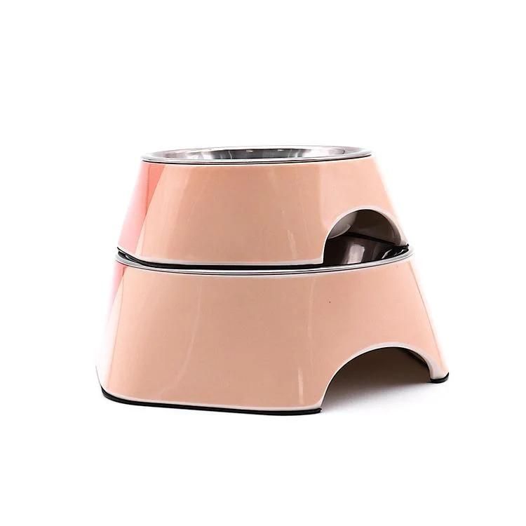 High Quality Melamine Dog Bowls Stainless Steel Pet Feeder Dog