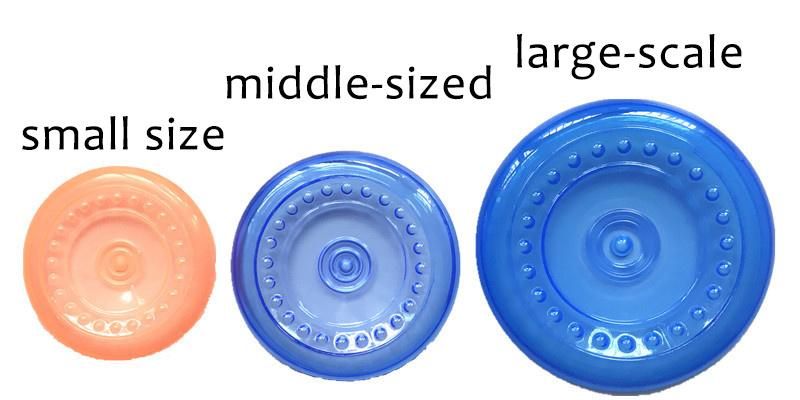 2022 A Grade Silicone Soft Frisbeed Pet Bite Resistant Dog Frisbeed Water Chew Toy Strong Rubber Interactive Custom Frisbeed