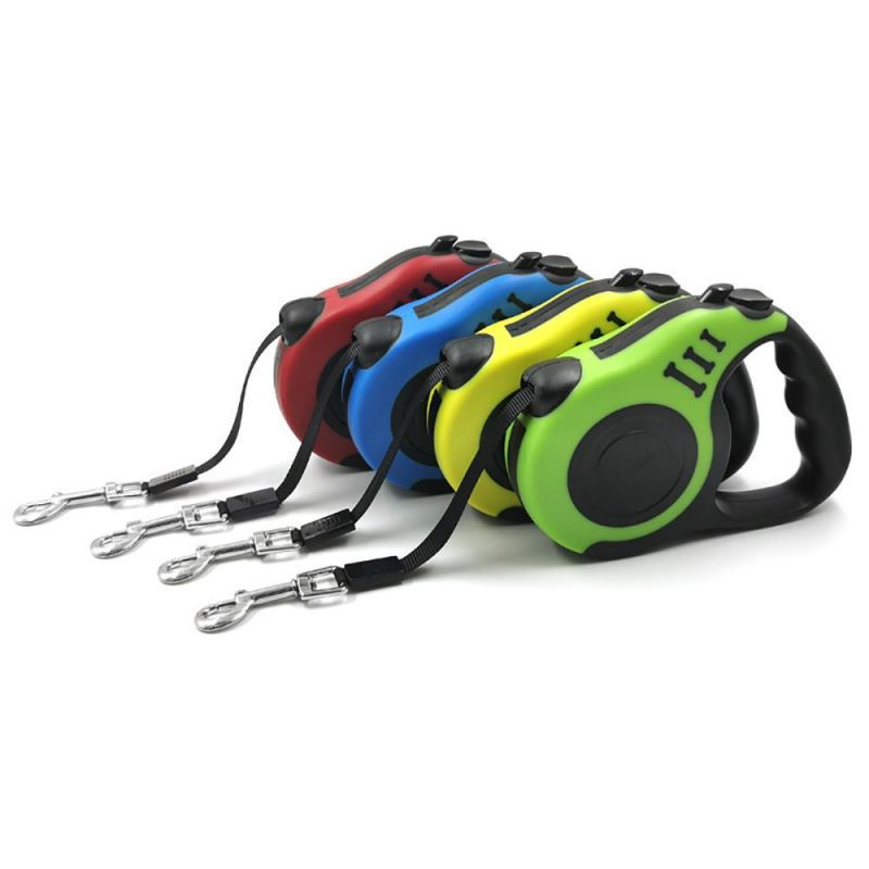 3m/5m Durable Dog Leash Automatic Retractable Nylon Cat Lead Leashes