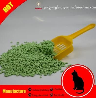 Green Tea Scent Tofu Cat Litter with Strong Odor Control