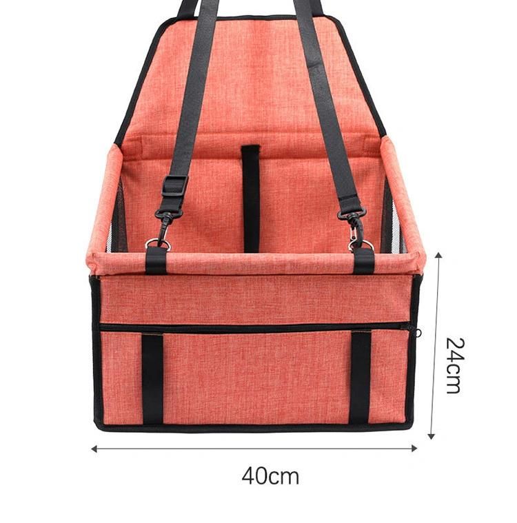 Amazon Hot Selling Pet Folded Car Seat Dog Seat Car Cushion Oxford Cloth Pet Carrier Portable Outdoor Bag Car Seat