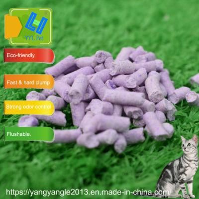 Factory Price 3mm Tofu Cat Litter with Lavender Scent