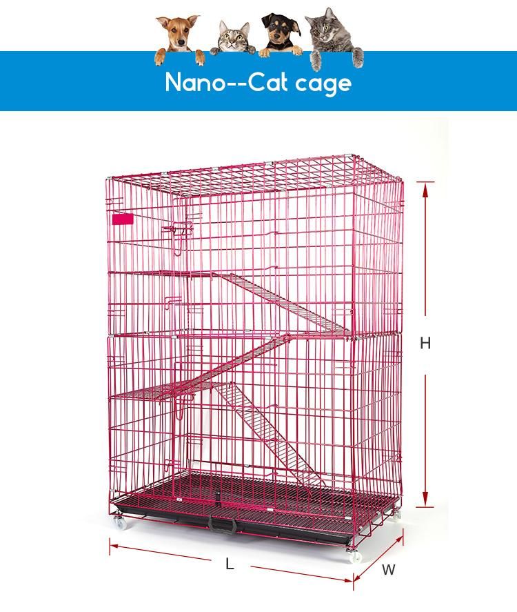 Wholesales Large Metal Cat Cage Indoor Cat Crate