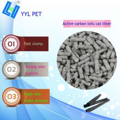 Dustless Active Carbon Tofu Cat Litter